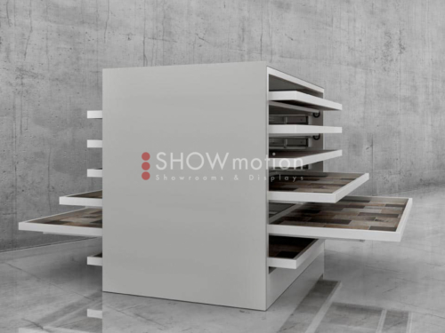 Präsentationmöbel Fliesen - Modell Stabila Duo - Showmotion