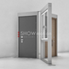 Ausstellungssystem für 3 Türen & Fenster