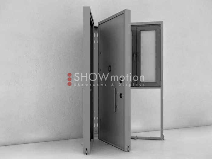 ShowMotion_IMAGE 3_Ausstellungssystem für Haustüren Fenster