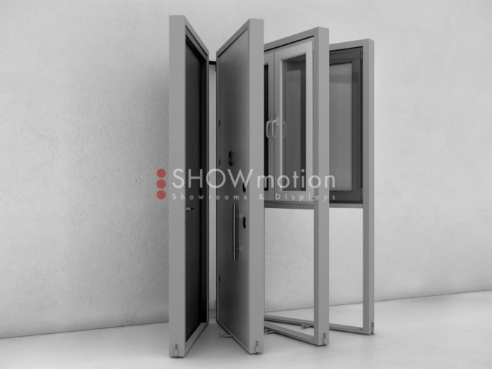 ShowMotion_IMAGE 4_Ausstellungssystem für Haustüren Fenster