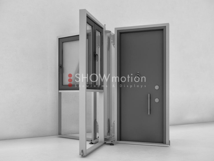 ShowMotion_PIVOT 4_Ausstellungsmodul für Haustüren und Fenster
