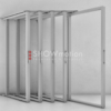 ShowMotion_X DIAGONAL_Inclined sliding display system for doors and windows