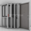 ShowMotion_X DIAGONAL_Présentoir coulissante inclinée pour portes et fenêtres