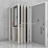 Verstellbares Ausstellungssystem Fenster & Türen - Model X Regó | ShowMotion