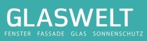Logo Glaswelt Artikel Decke der Fenster- und Türenausstellung
